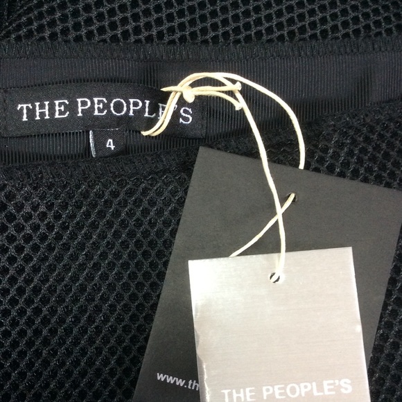 The PEOPLE’S (4) A-Lined Mesh SKIRT, Box Pleated. - Picture 6 of 7